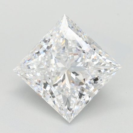 Lab Grown Diamond Lab-grown 2,71Ct D-IF Princess - IGILG695504976 1
