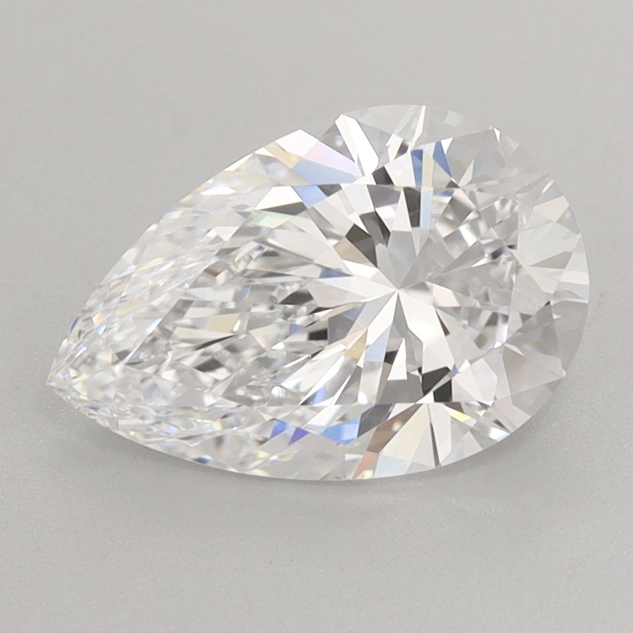 Lab Grown Diamond Lab-grown 2,1Ct D-IF Pear - IGILG634444079 1