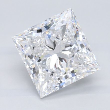 Lab Grown Diamond Lab-grown 2,71Ct D-IF Princess - IGILG724570766 1