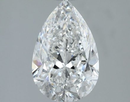 Diamond Natural 1,7Ct G-VVS1 Pear - GIA1558629251 1