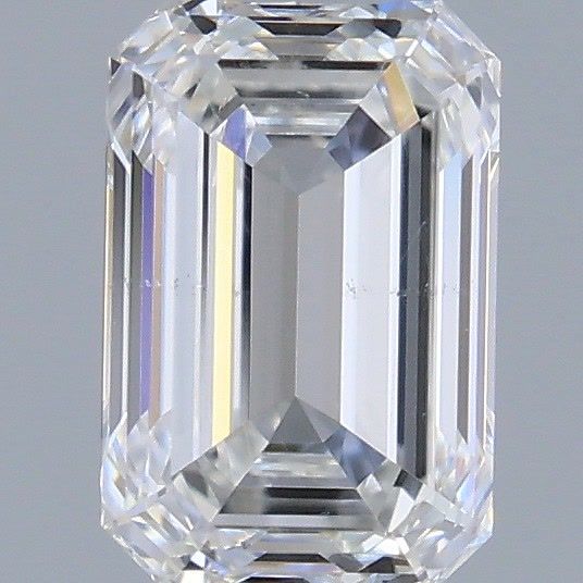 Diamond Natural 0,52Ct F-SI1 Emerald - GIA2556479238 1