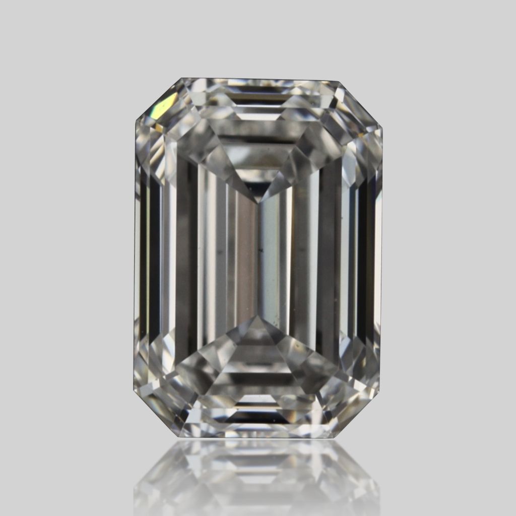 Diamond Natural 0,39Ct F-VS1 Emerald - GIA1555636963 1