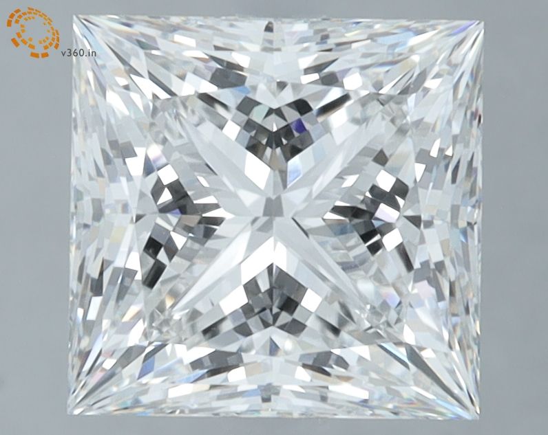 Lab Grown Diamond Lab-grown 3,24Ct E-VVS2 Princess - IGILG801620381 1