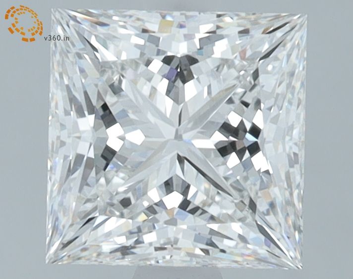 Lab Grown Diamond Lab-grown 2,1Ct F-VVS1 Princess - IGILG635484893 1