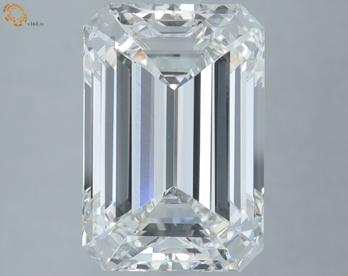 Lab Grown Diamond Lab-grown 4,9Ct F-VS2 Emerald - IGILG757519673 1