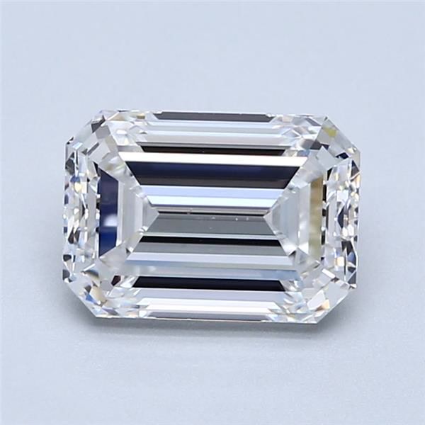 Diamond Natural 1,7Ct F-VS1 Emerald - GIA2544269487 1