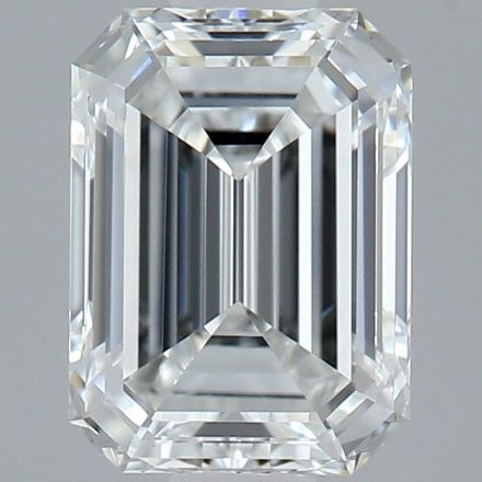 Diamond Natural 0,7Ct F-VVS2 Emerald - GIA7546958543 1