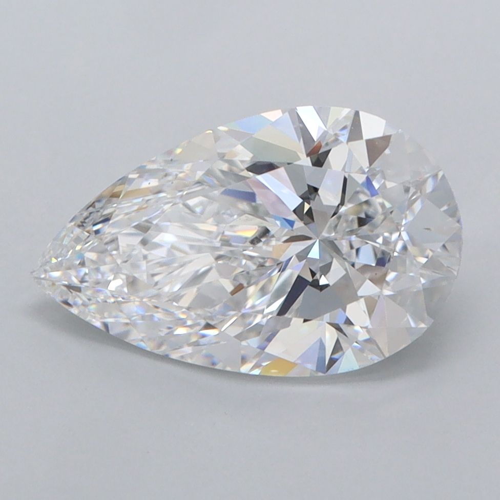 Lab Grown Diamond Lab-grown 2,18Ct D-FL Pear - IGILG799646856 1