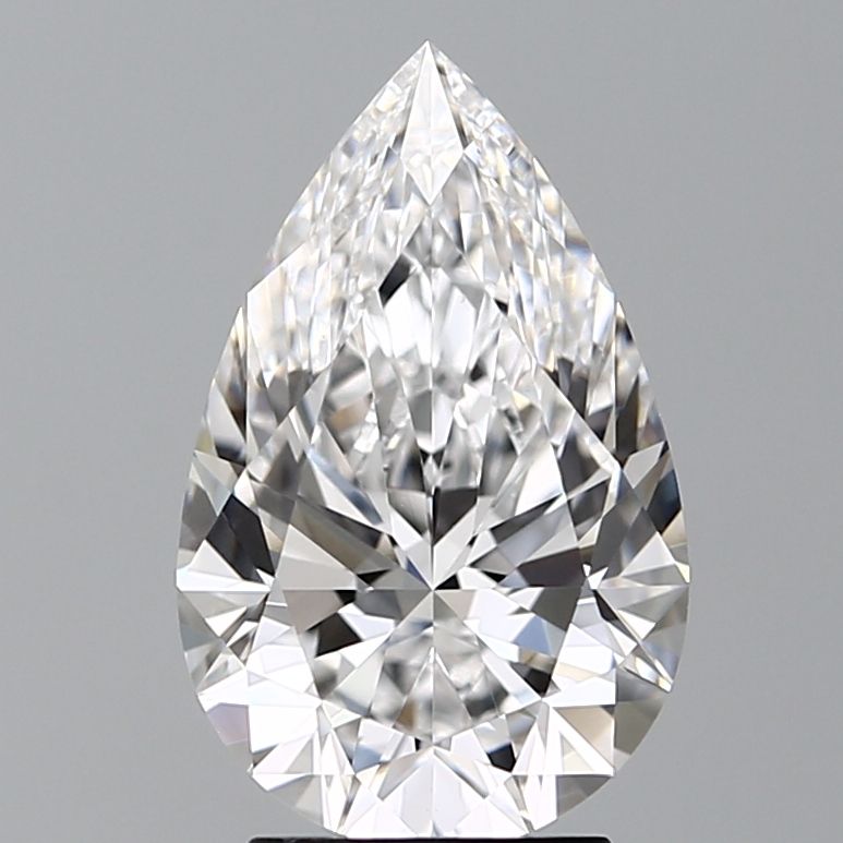 Lab Grown Diamond Lab-grown 3,08Ct D-VVS2 Pear - IGILG790610827 1
