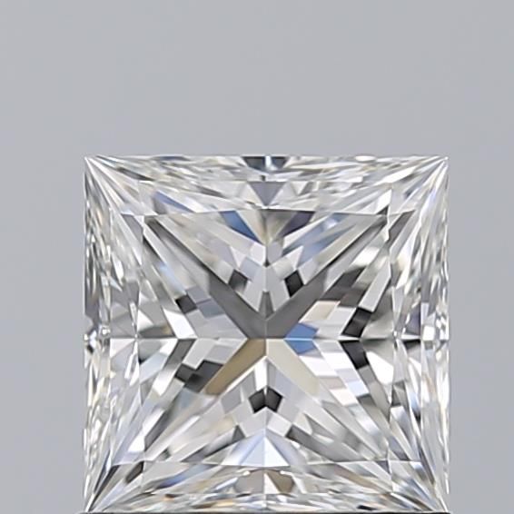 Diamond Natural 1,01Ct F-VVS2 Princess - GIA2235985424 1