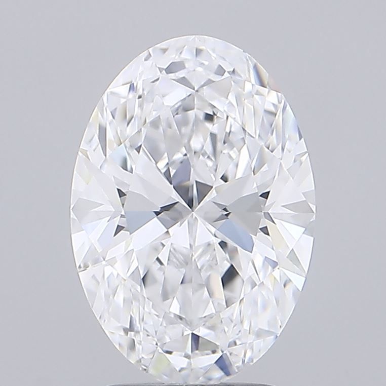 Lab Grown Diamond Lab-grown 3,02Ct D-IF Oval - IGILG809602971 1