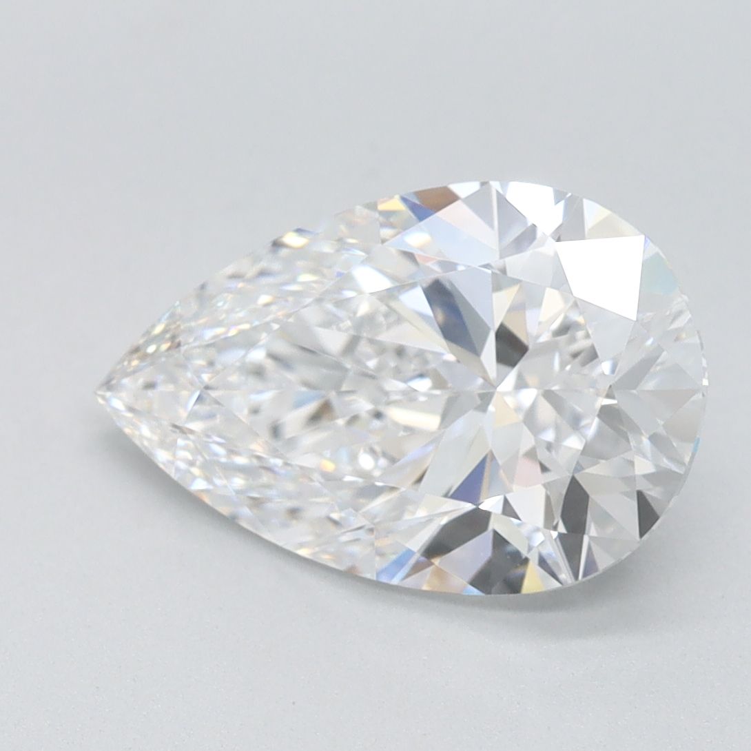 Lab Grown Diamond Lab-grown 2,02Ct D-FL Pear - IGILG804653405 1