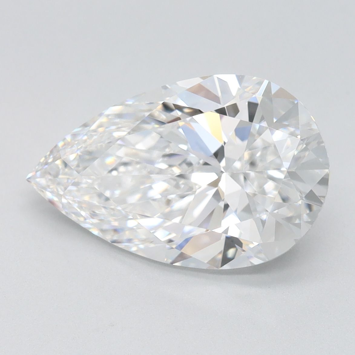 Lab Grown Diamond Lab-grown 2,61Ct D-FL Pear - IGILG800677685 1