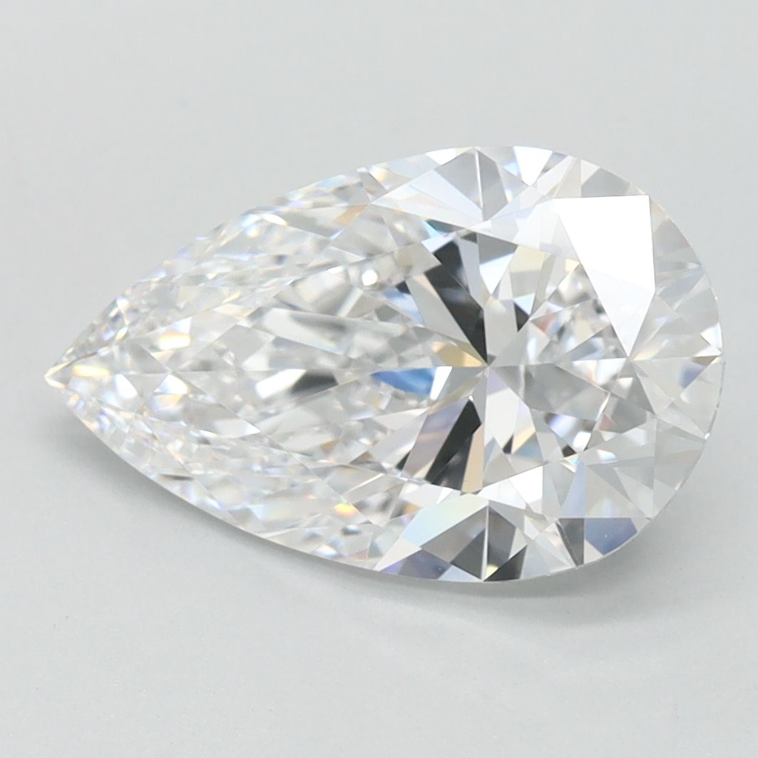 Lab Grown Diamond Lab-grown 2,13Ct D-IF Pear - IGILG744515182 1