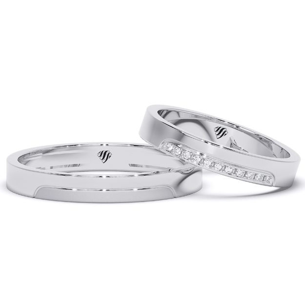 Wedding Rings V200, 14K Yellow 3