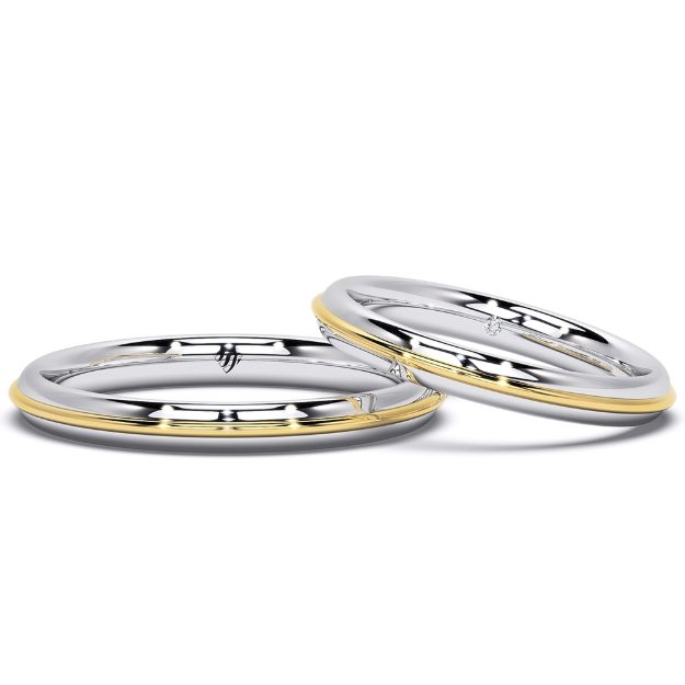 Wedding Rings VA19, 14K Yellow 3