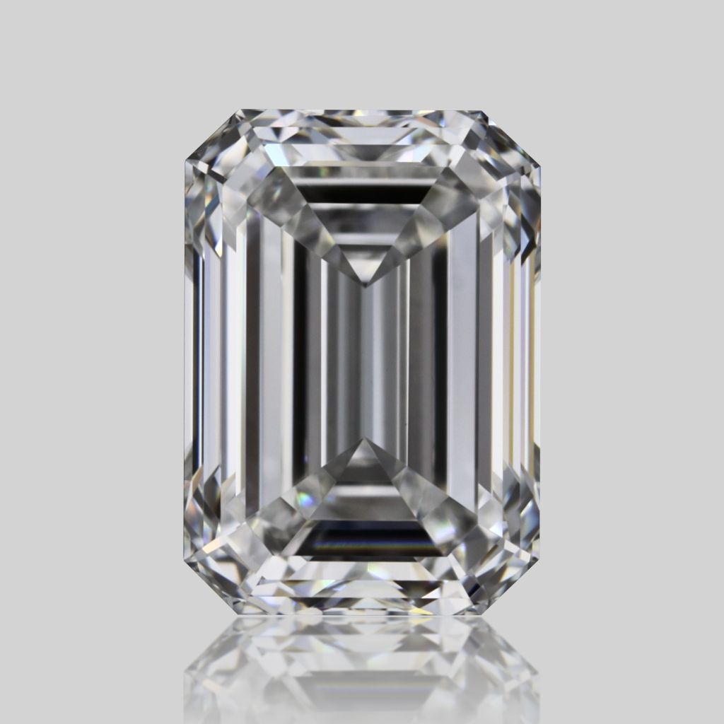 Diamond Natural 0,9Ct F-VS1 Emerald - GIA6555635353 1