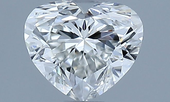 Diamond Natural 0,51Ct F-IF Heart - IGI788689919 1