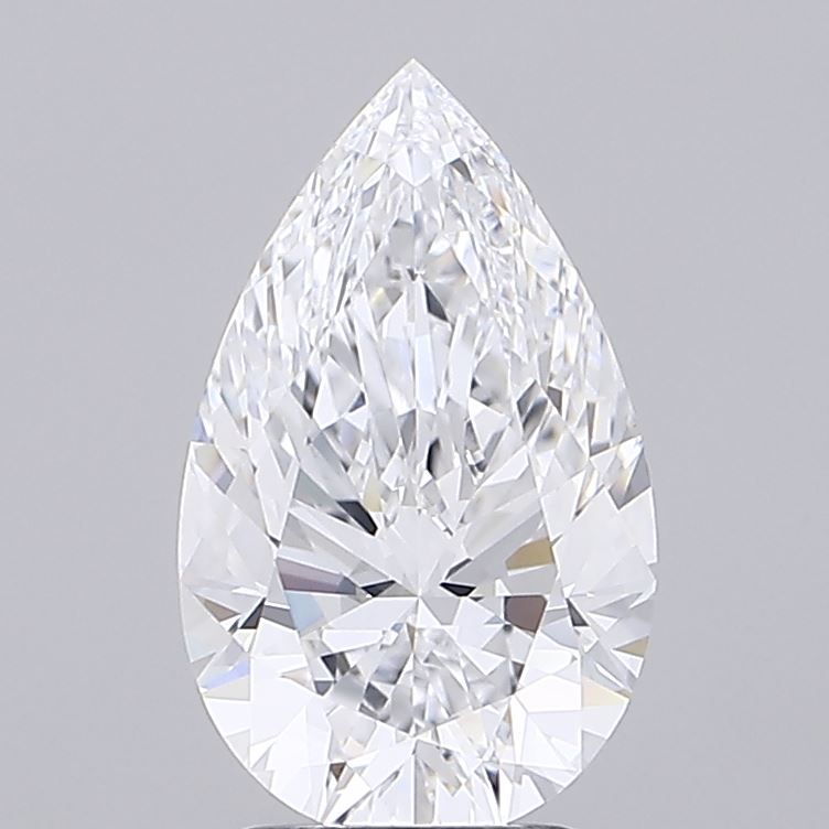 Lab Grown Diamond Lab-grown 3,05Ct D-IF Pear - IGILG809602968 1