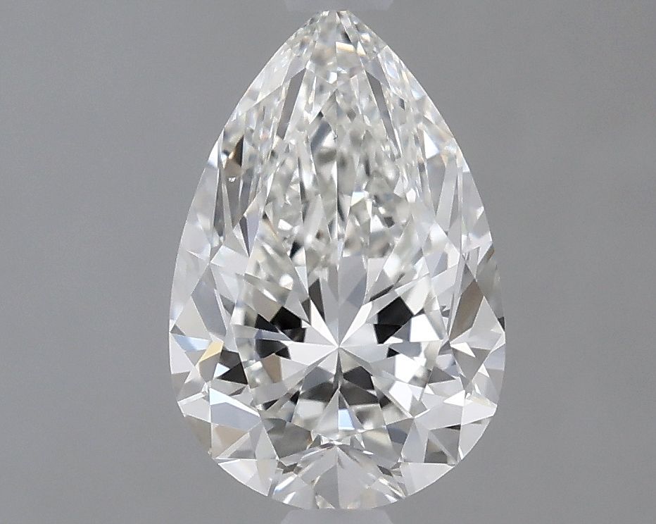 Diamond Natural 1Ct H-VS1 Pear - GIA6555678313 1