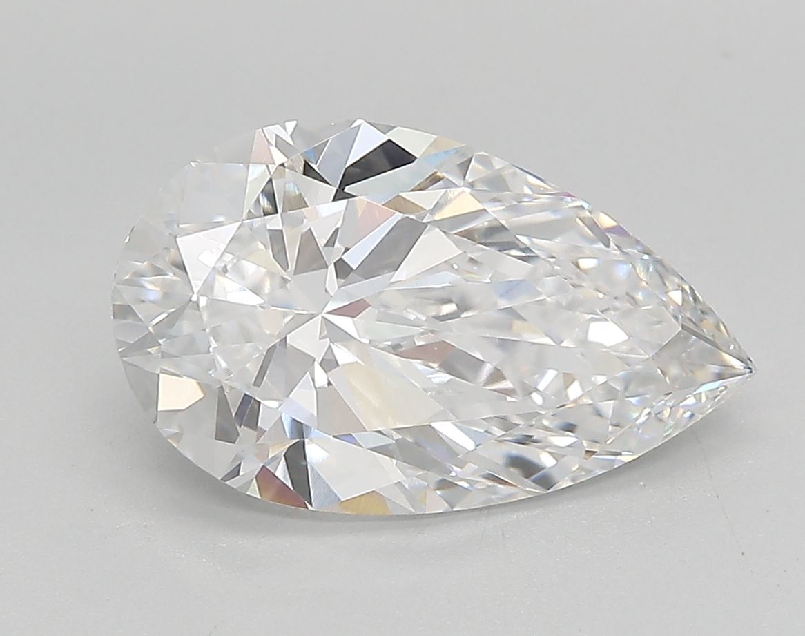 Lab Grown Diamond Lab-grown 2,93Ct E-VVS1 Pear - IGILG803624751 1