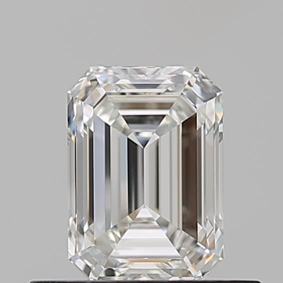 Diamond Natural 0,59Ct H-IF Emerald - GIA5232990196 1