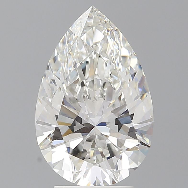 Lab Grown Diamond Lab-grown 3,59Ct F-VVS2 Pear - IGILG761516096 1