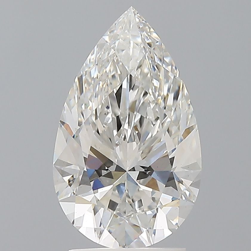 Lab Grown Diamond Lab-grown 2,56Ct F-VS1 Pear - IGILG783629676 1