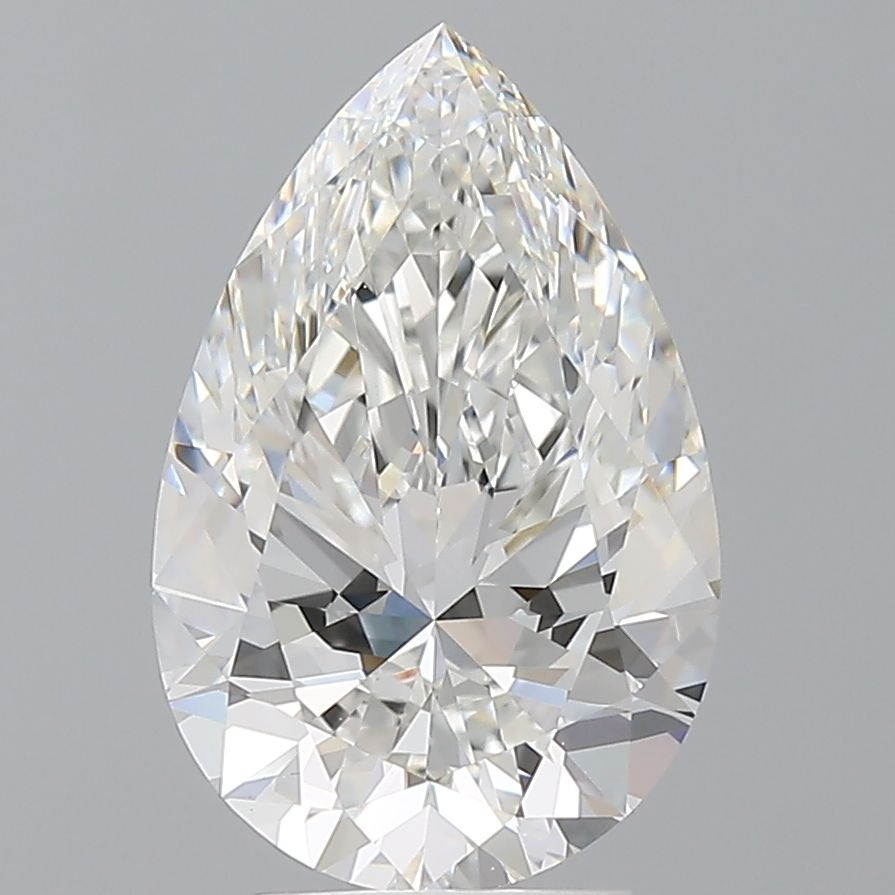 Lab Grown Diamond Lab-grown 3,57Ct F-VS1 Pear - IGILG790638602 1