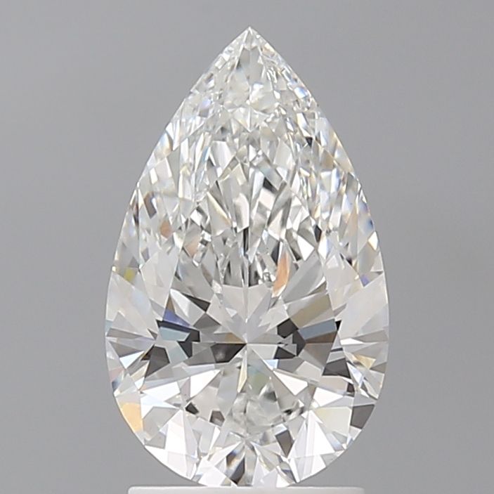 Lab Grown Diamond Lab-grown 2,1Ct F-VS1 Pear - IGILG794635747 1