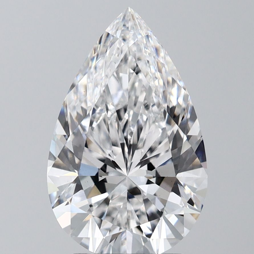 Lab Grown Diamond Lab-grown 3,1Ct D-VS1 Pear - IGILG722522507 1