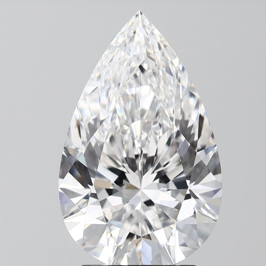 Lab Grown Diamond Lab-grown 3,08Ct D-VS1 Pear - IGILG720550294 1