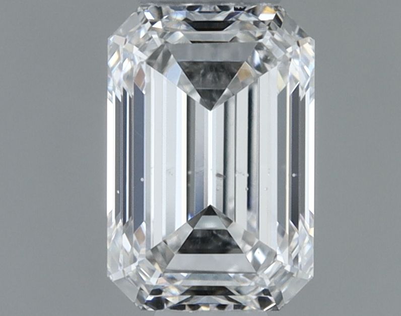 Diamond Natural 0,53Ct F-SI1 Emerald - GIA6552632368 1