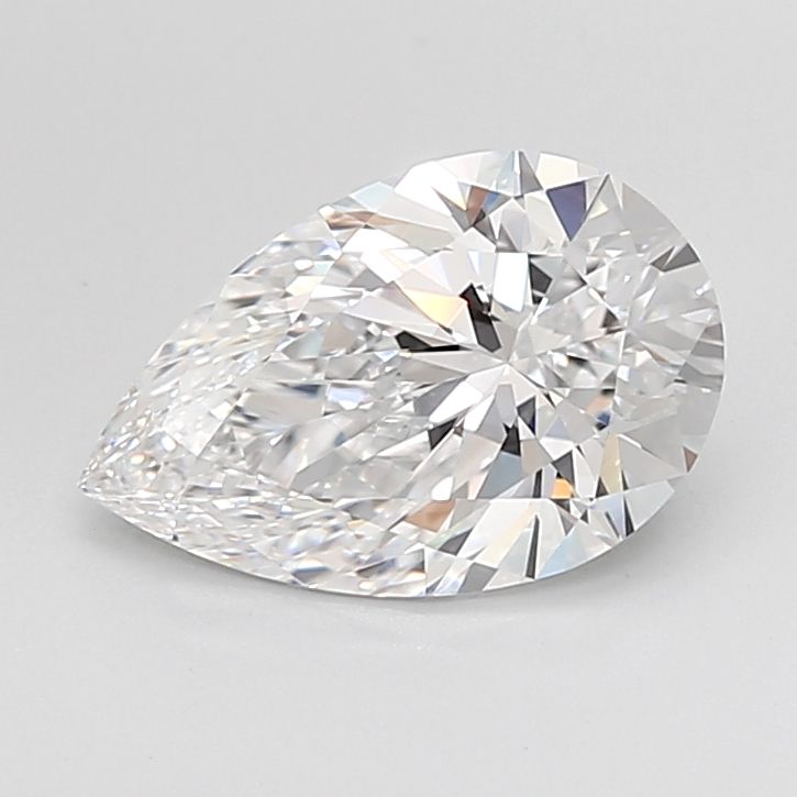 Lab Grown Diamond Lab-grown 2,61Ct D-IF Pear - IGILG815610177 1