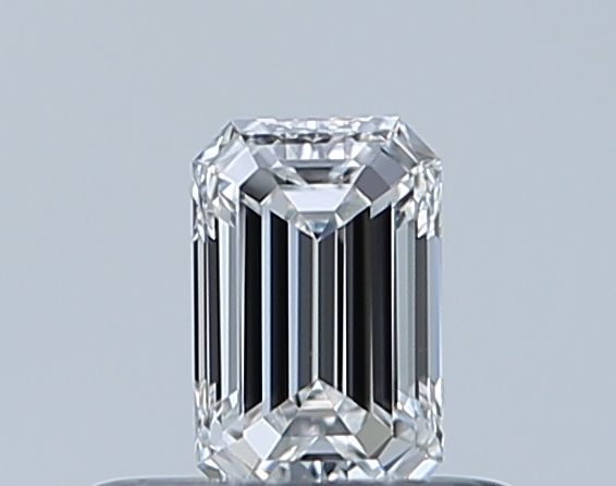 Diamond Natural 0,33Ct D-VVS2 Emerald - GIA3555569300 1