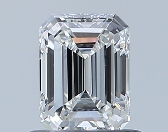 Diamond Natural 0,6Ct F-VS1 Emerald - GIA5556606740 1