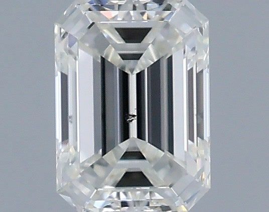 Diamond Natural 0,31Ct H-SI1 Emerald - GIA7556626544 1