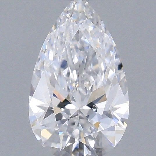 Diamond Natural 0,32Ct D-SI1 Pear - GIA6555694038 1
