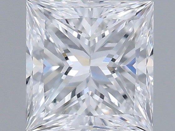 Diamond Natural 0,37Ct D-VVS1 Princess - GIA2557612658 1
