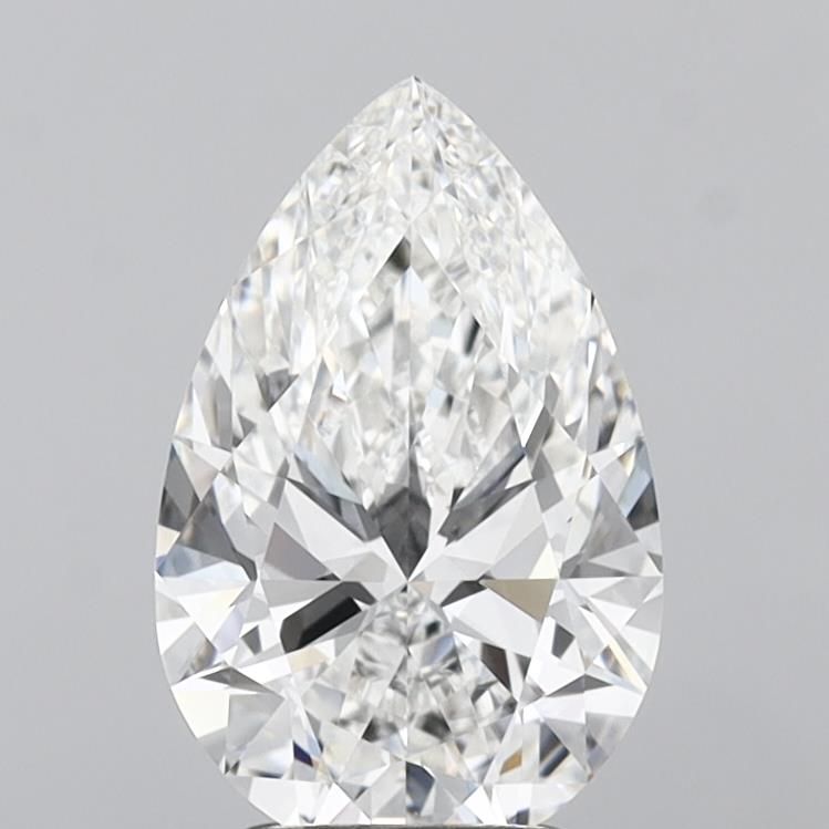 Lab Grown Diamond Lab-grown 2,81Ct F-VVS1 Pear - IGILG811633256 1
