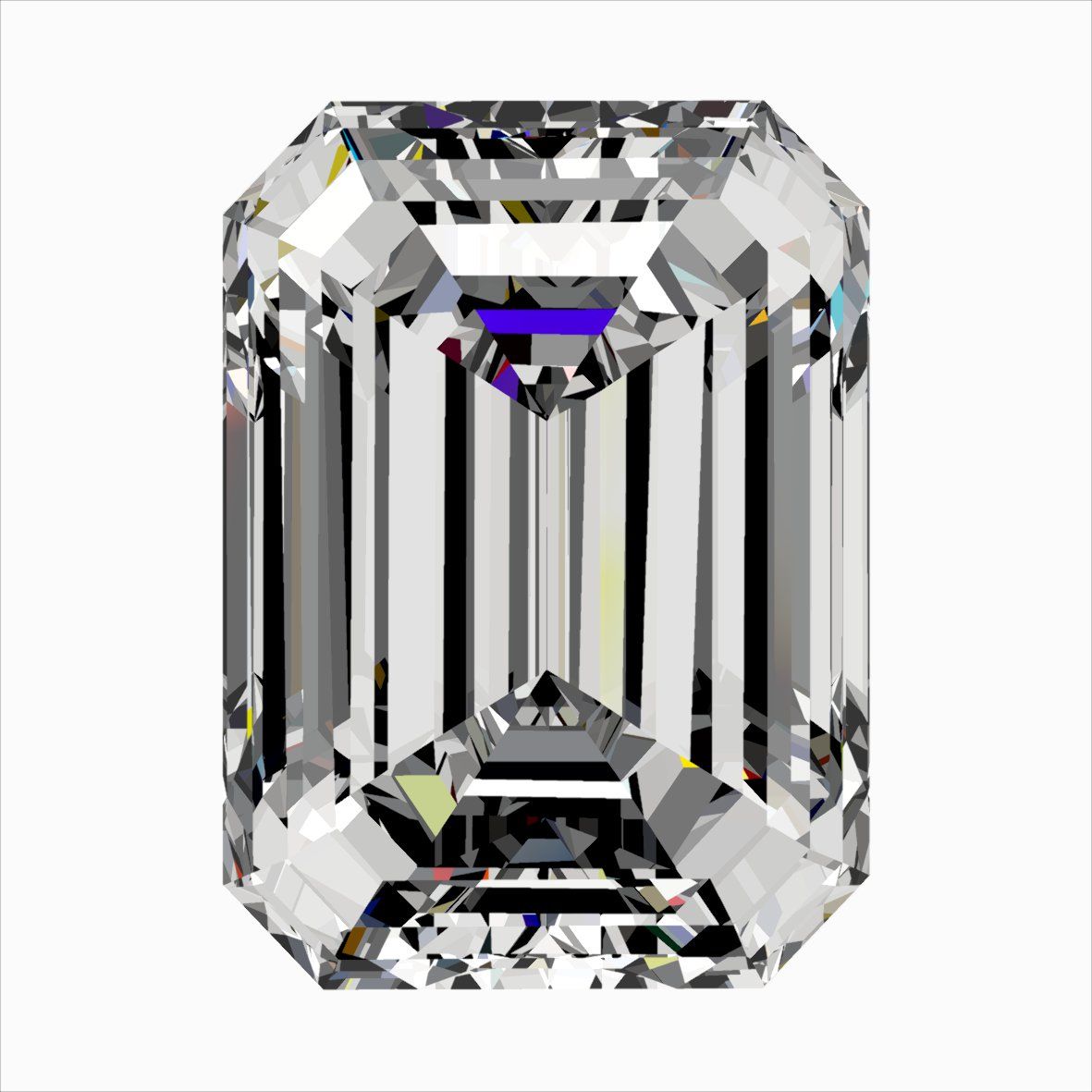 Diamond Natural 0,4Ct J-VS2 Emerald - GIA7551710549 1