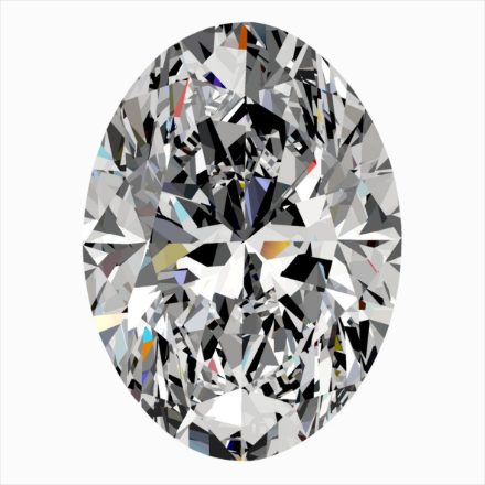 Diamond Natural 0,4Ct I-SI1 Oval - GIA6555712183 1
