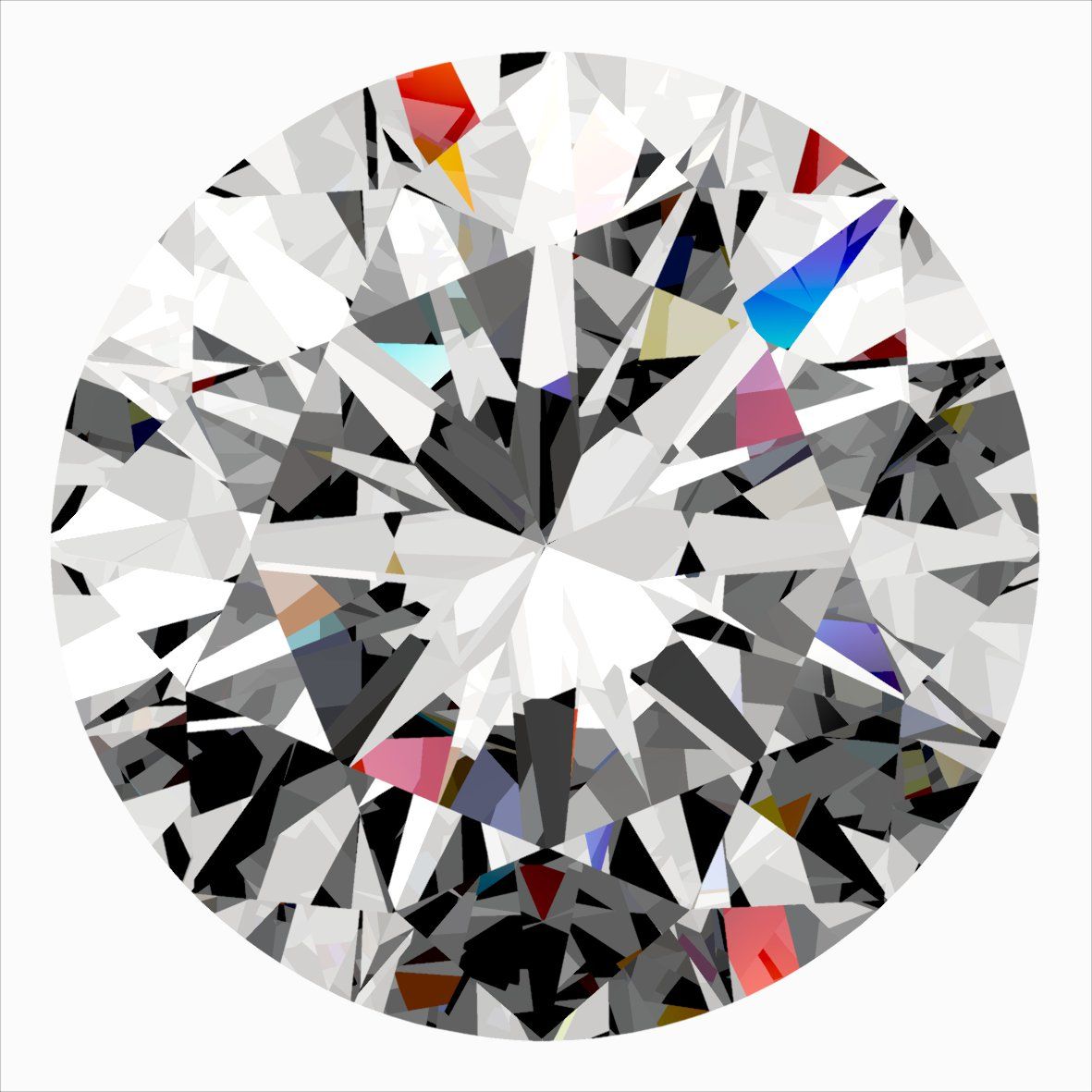 Diamond Natural 0,3Ct G-SI2 Round - GIA3555710450 1
