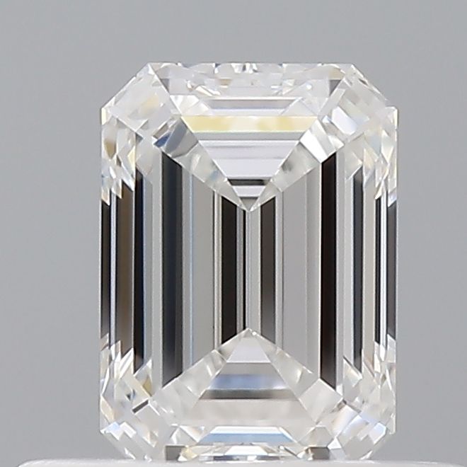 Diamond Natural 0,52Ct E-VVS1 Emerald - GIA7552543244 1