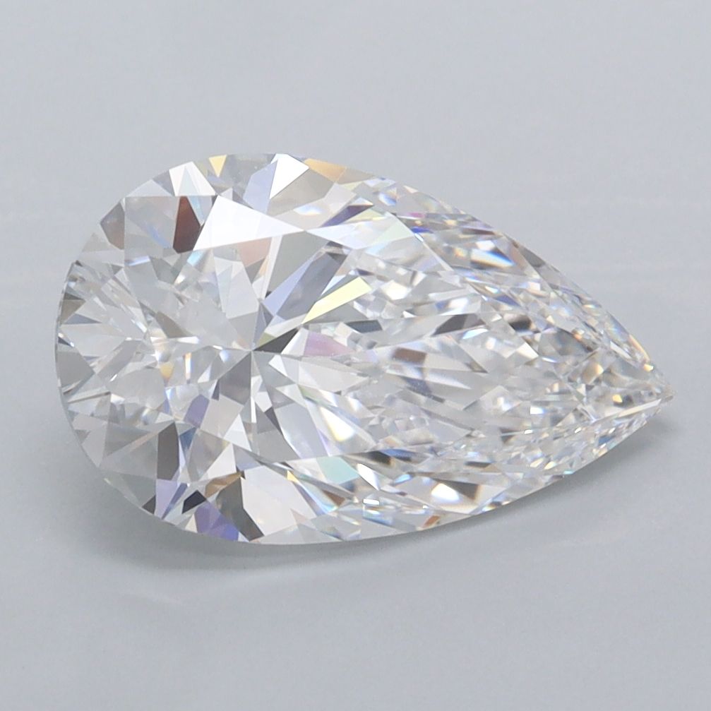 Lab Grown Diamond Lab-grown 2,58Ct D-FL Pear - IGILG788629936 1