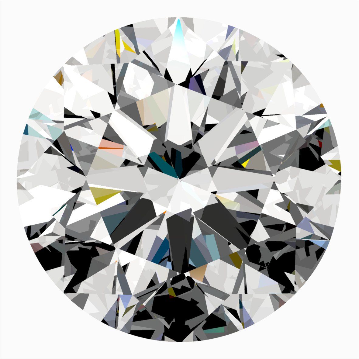 Diamond Natural 0,5Ct I-VS2 Round - GIA6551710406 1