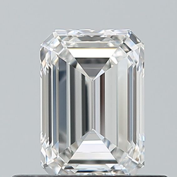 Diamond Natural 0,6Ct F-VVS2 Emerald - GIA6555473947 1
