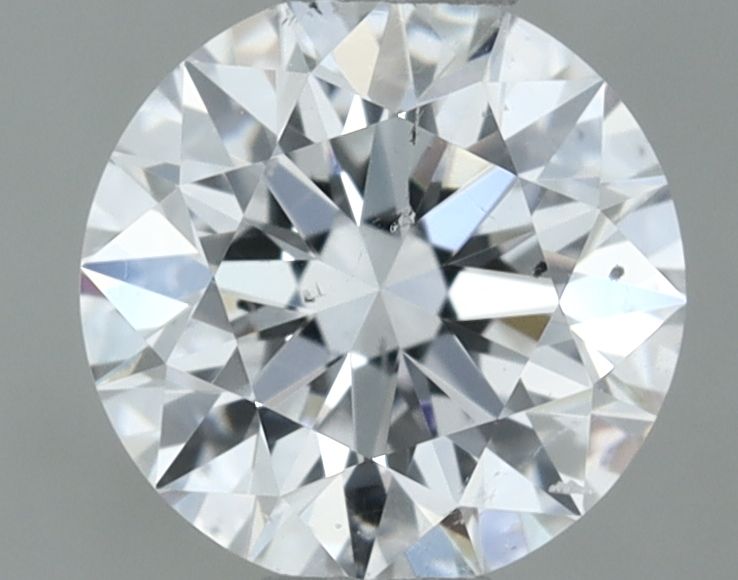 Diamond Natural 0,6Ct D-SI2 Round - GIA6551687585 1