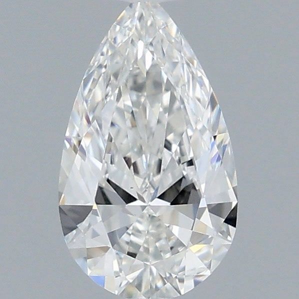 Diamond Natural 0,5Ct F-SI1 Pear - GIA6541761932 1