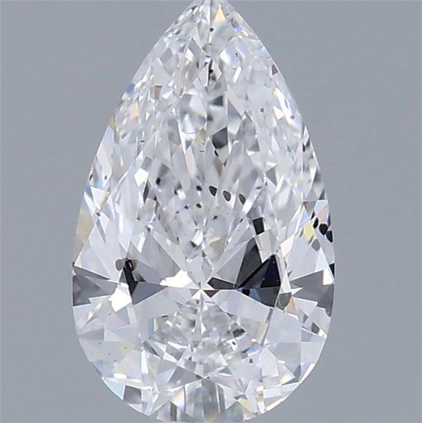 Diamond Natural 0,53Ct D-SI2 Pear - GIA6555536976 1